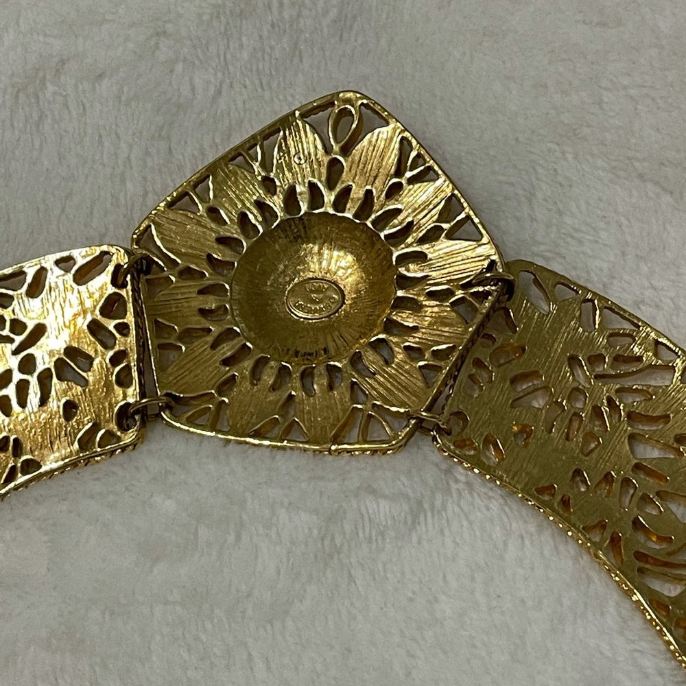 Vintage AVON chocker/necklace. Goldtone - Picture 6 of 8